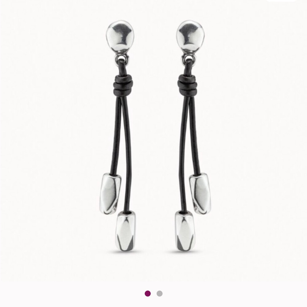 Uno de 50 drop Earrings Leather